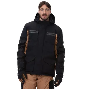 Ski-Doo Mens Expedition Snowmobile Jacket Khaki Black