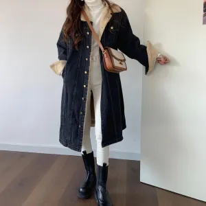 Slim And Thick Warm Denim Cotton Jacket