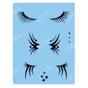 SOBA Quick EZ Stencil - Eye Lashes