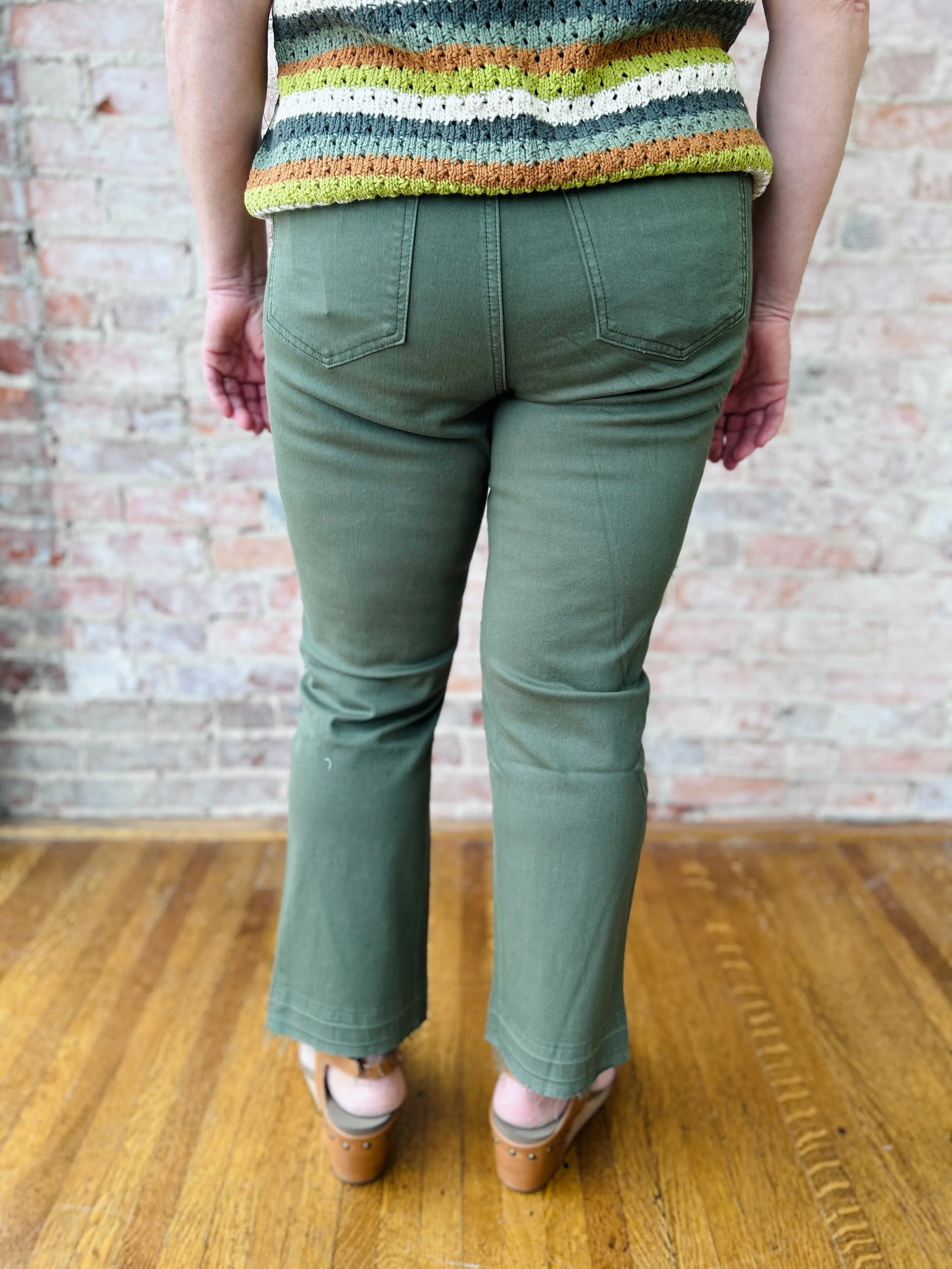 Sophia Micro Flare Crop Jeans