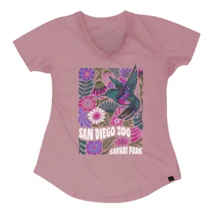 Splendid Hummingbird Ladies V-Neck Tee