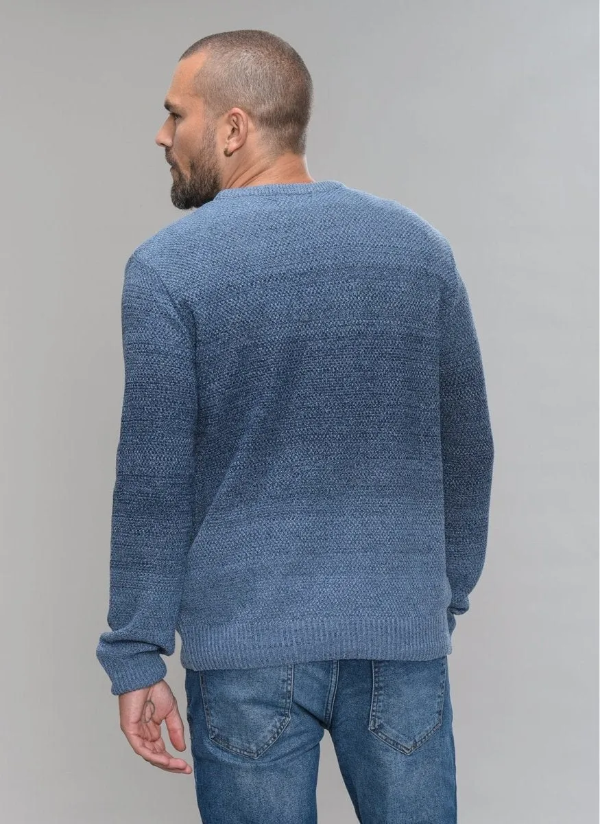 Textured Bi-Color Sweater