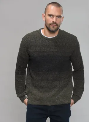 Textured Bi-Color Sweater