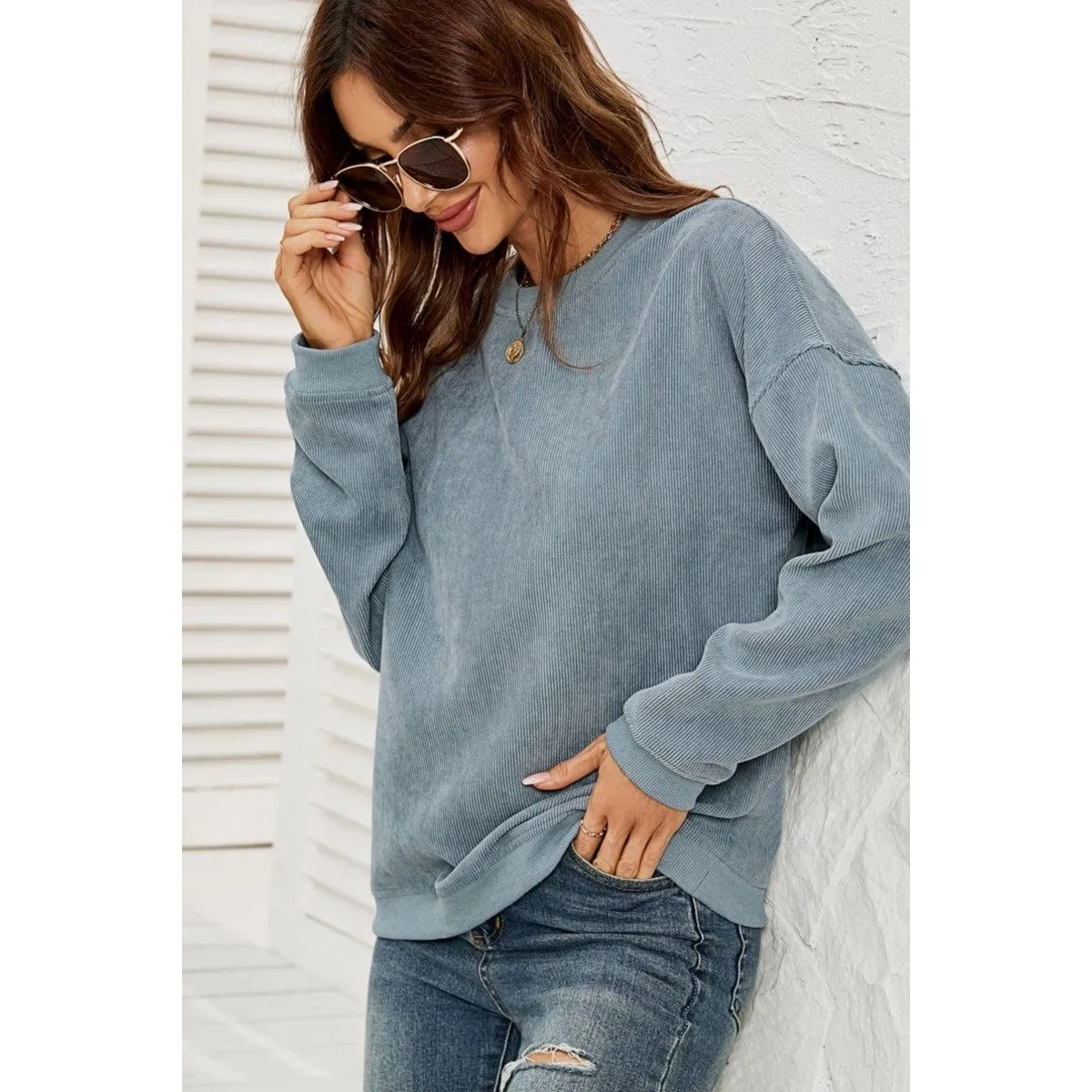 Textured Sweatshirt