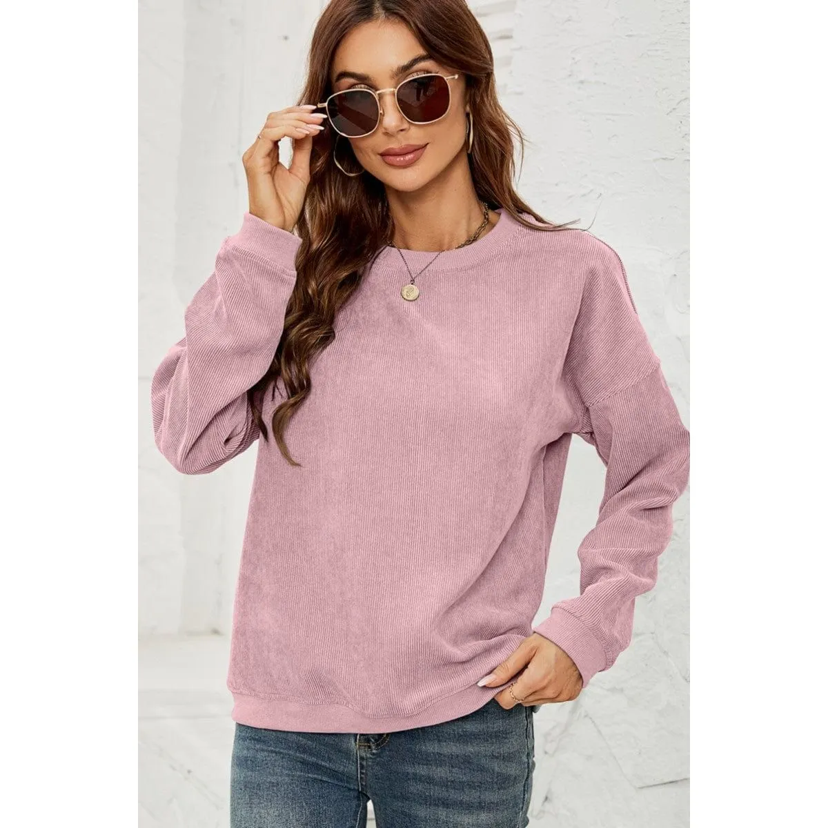Textured Sweatshirt