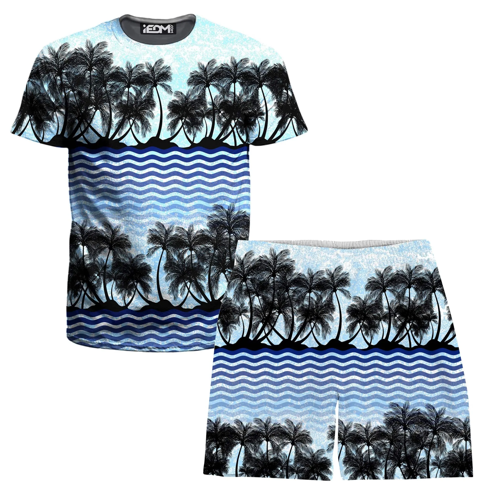 Tropical Waves T-Shirt and Shorts Combo