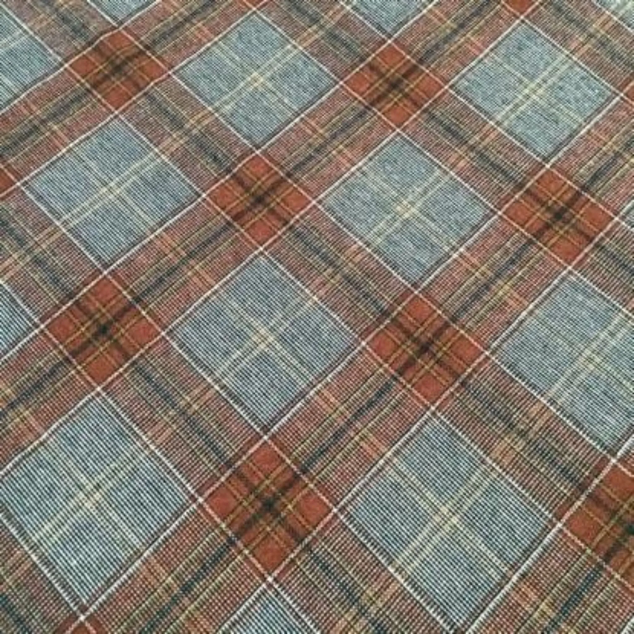 Vintage Plaid Fabric