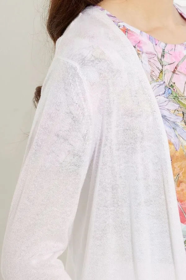 White Cardigan