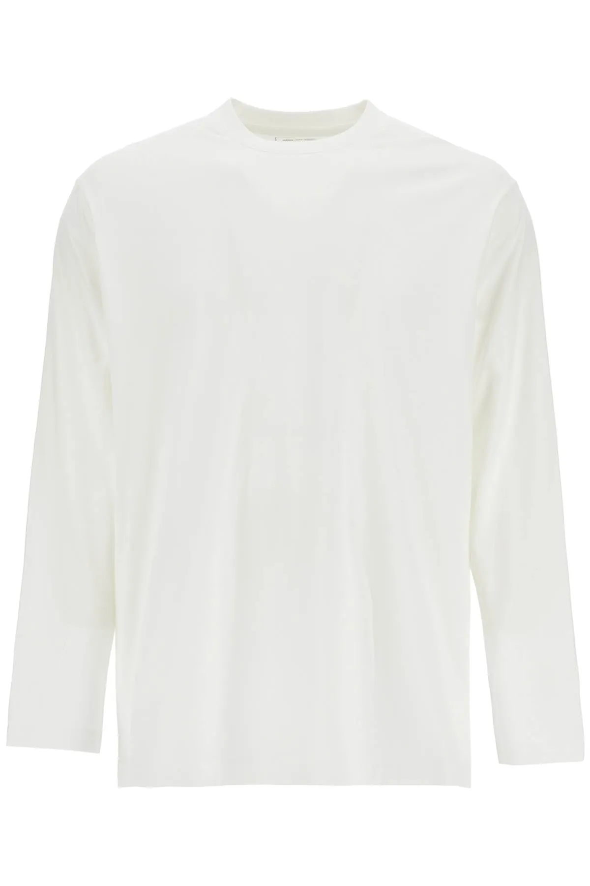 WHITE COTTON T-SHIRT WITH GRAPHIC PRINT