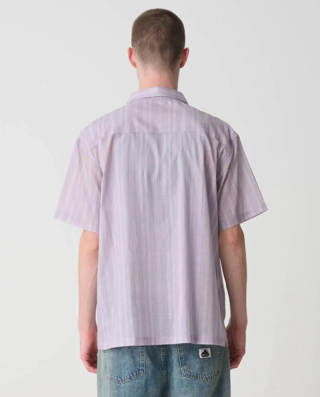 XLarge - Drawn Stripe Shirt - Steel Grey