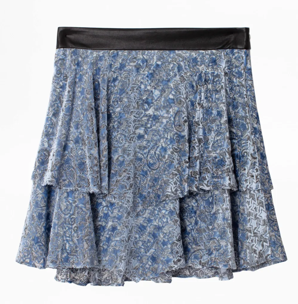Zadig & Voltaire Burnout Jim Velvet Skirt