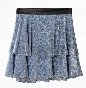 Zadig & Voltaire Burnout Jim Velvet Skirt